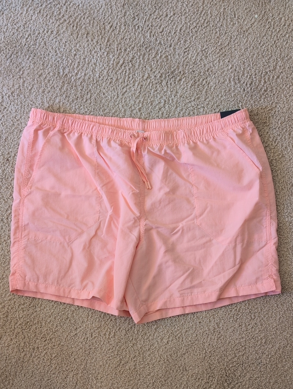DSG Men's Light Pink Athletic Shorts with Drawstring